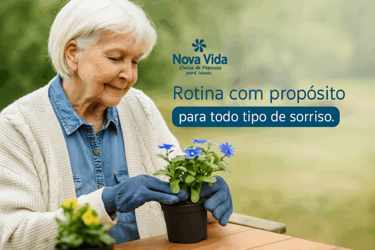 Rotina com propósito: O impacto das pequenas atividades na vida do idoso