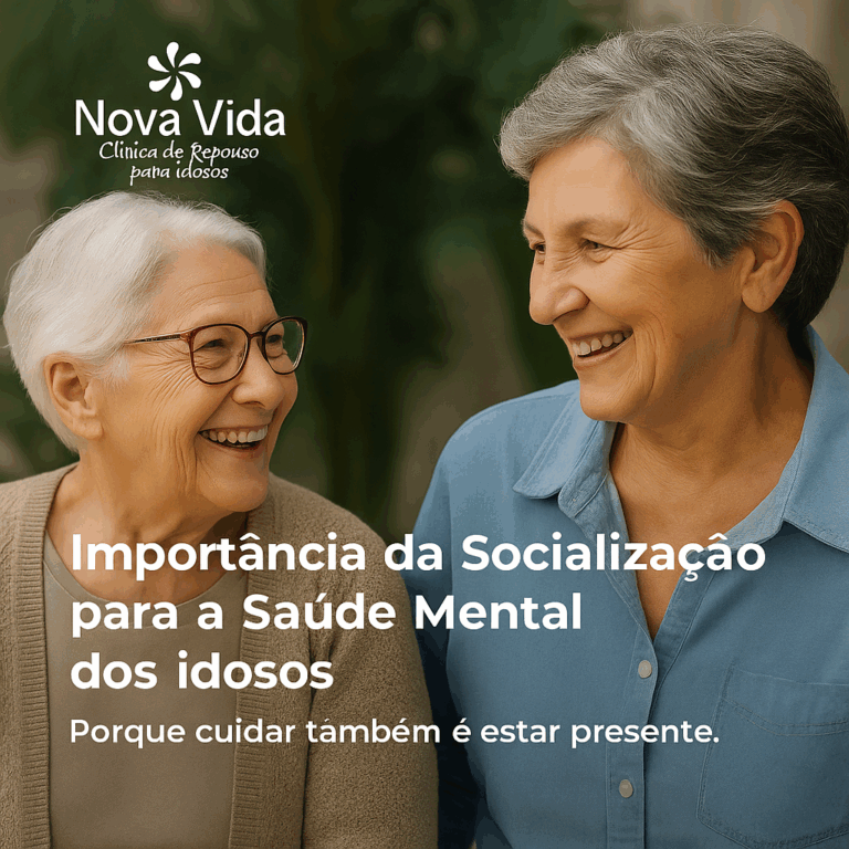 Importância da socialização para a saúde mental dos idosos