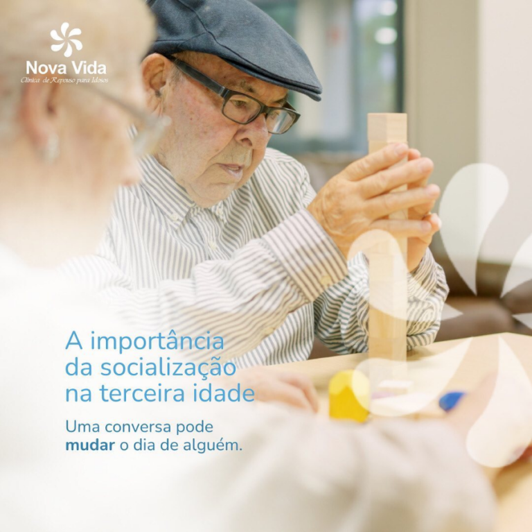 socialização na terceira idade com convivência e cuidado