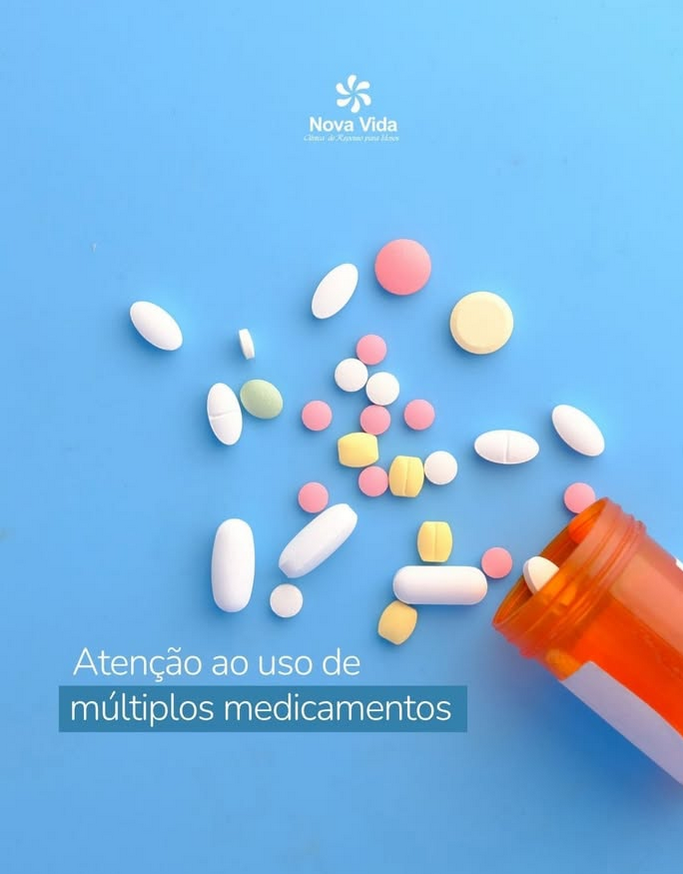 Atenção ao uso de múltiplos medicamentos