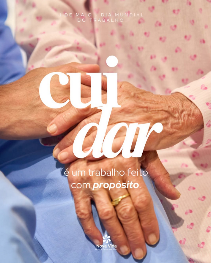 Cuidar é um trabalho feito com propósito