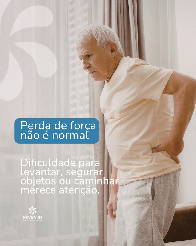 A perda de força com o tempo é comum, mas não deve ser ignorada