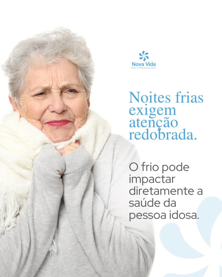 Idosa agasalhada com cachecol no inverno - cuidados com a pessoa idosa no frio