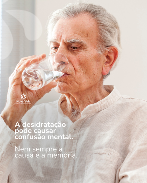 A desidratação no idoso pode ser mais perigosa do que parece
